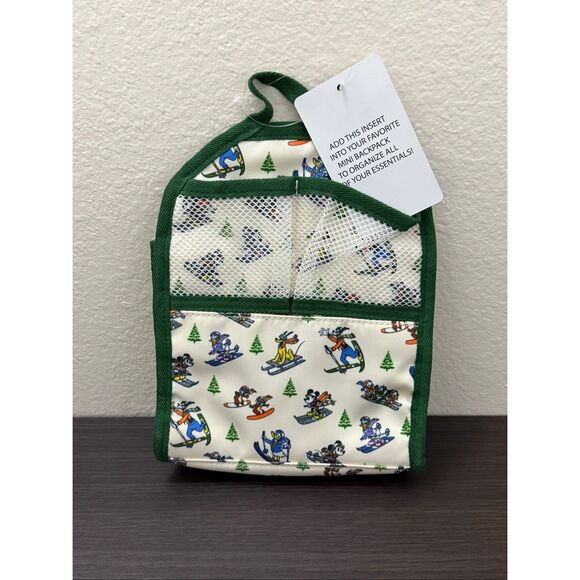 Disney Mickey Mouse & Friends Skiing Allover Print Mini Backpack Organizer